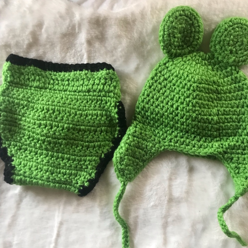 Hand made frog set - Picture 2 of 2